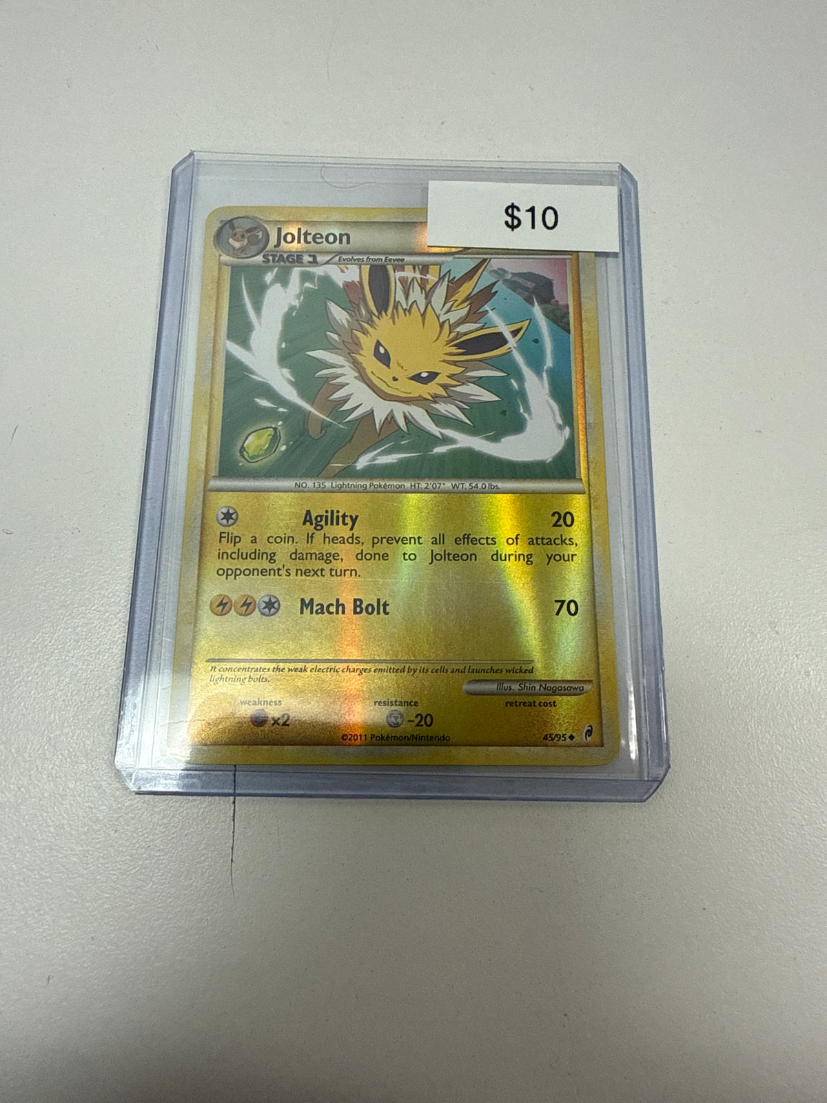 Pokemon Jolteon Rev Holo #45/95
