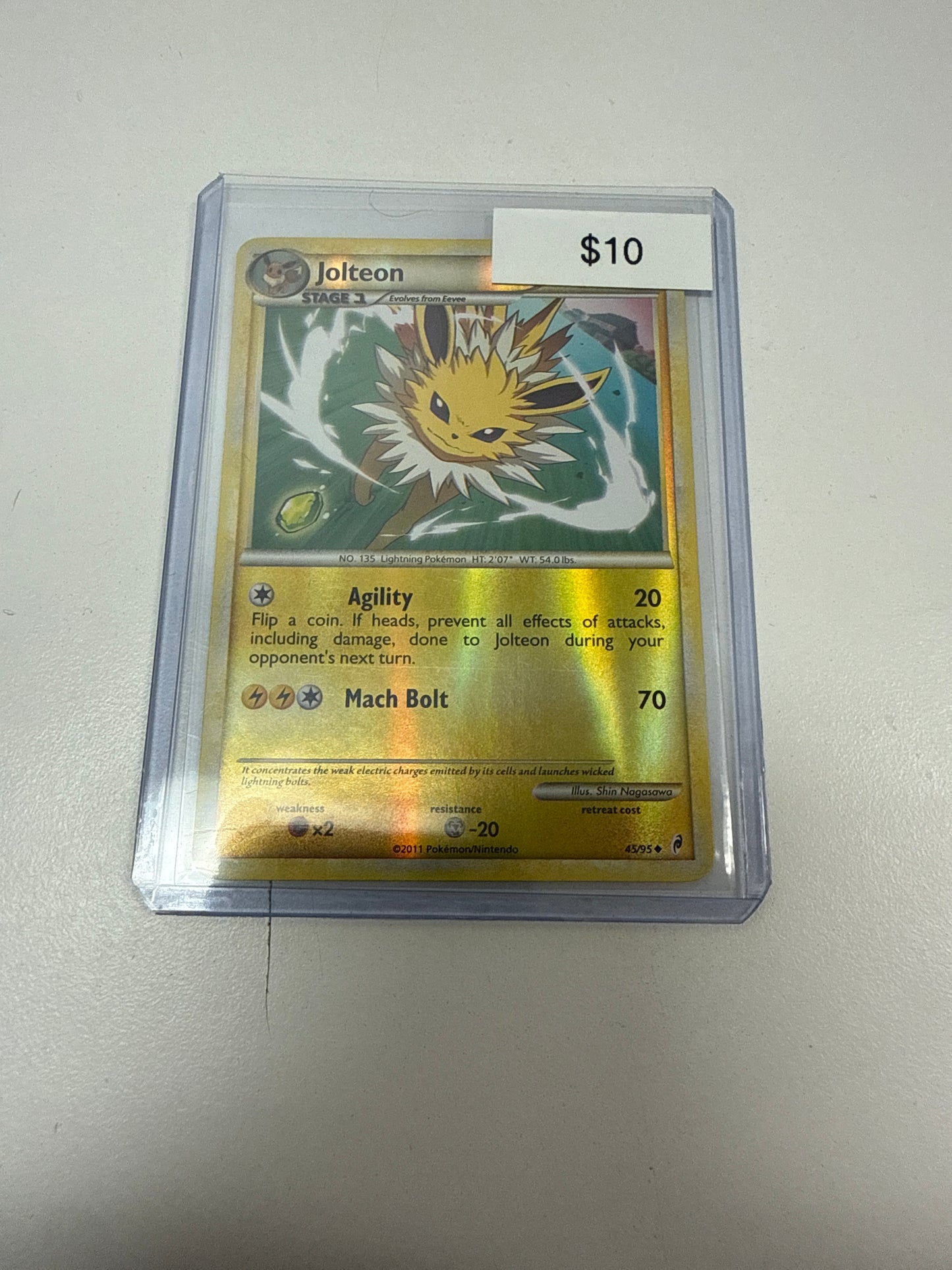 Pokemon Jolteon Rev Holo #45/95