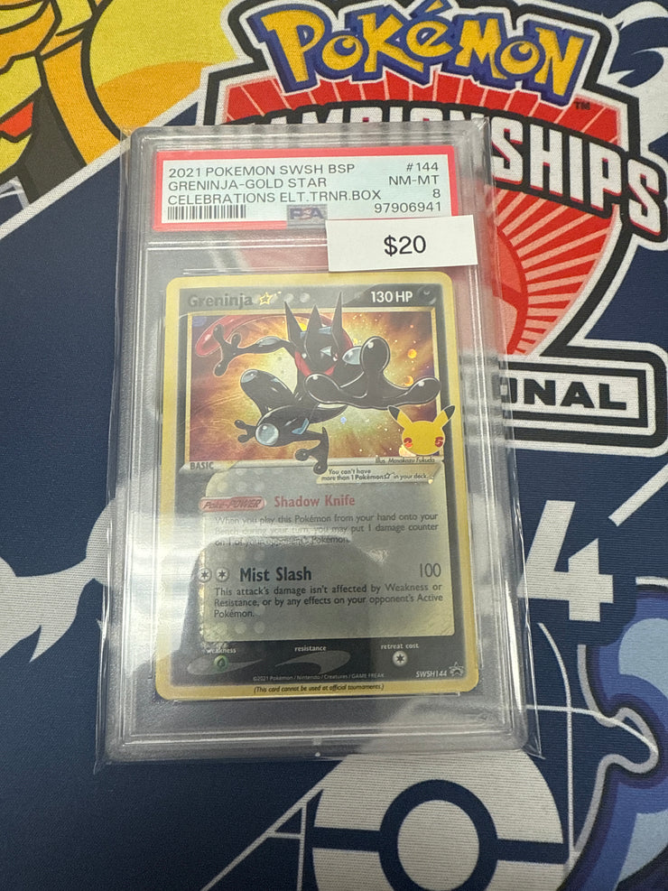 Pokom Greninja Gold Star 