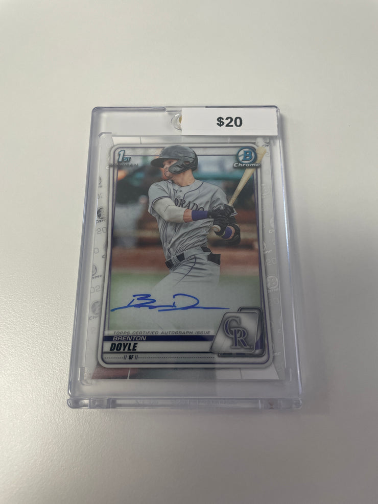 2020 Bowman Chrome Brenton Doyle Auto 