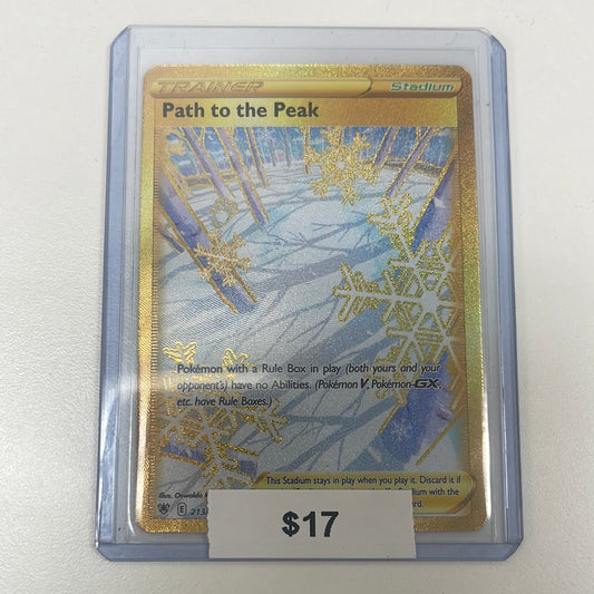 Pokémon Path to the Peak Astral Radiance Secret Rare 213/189