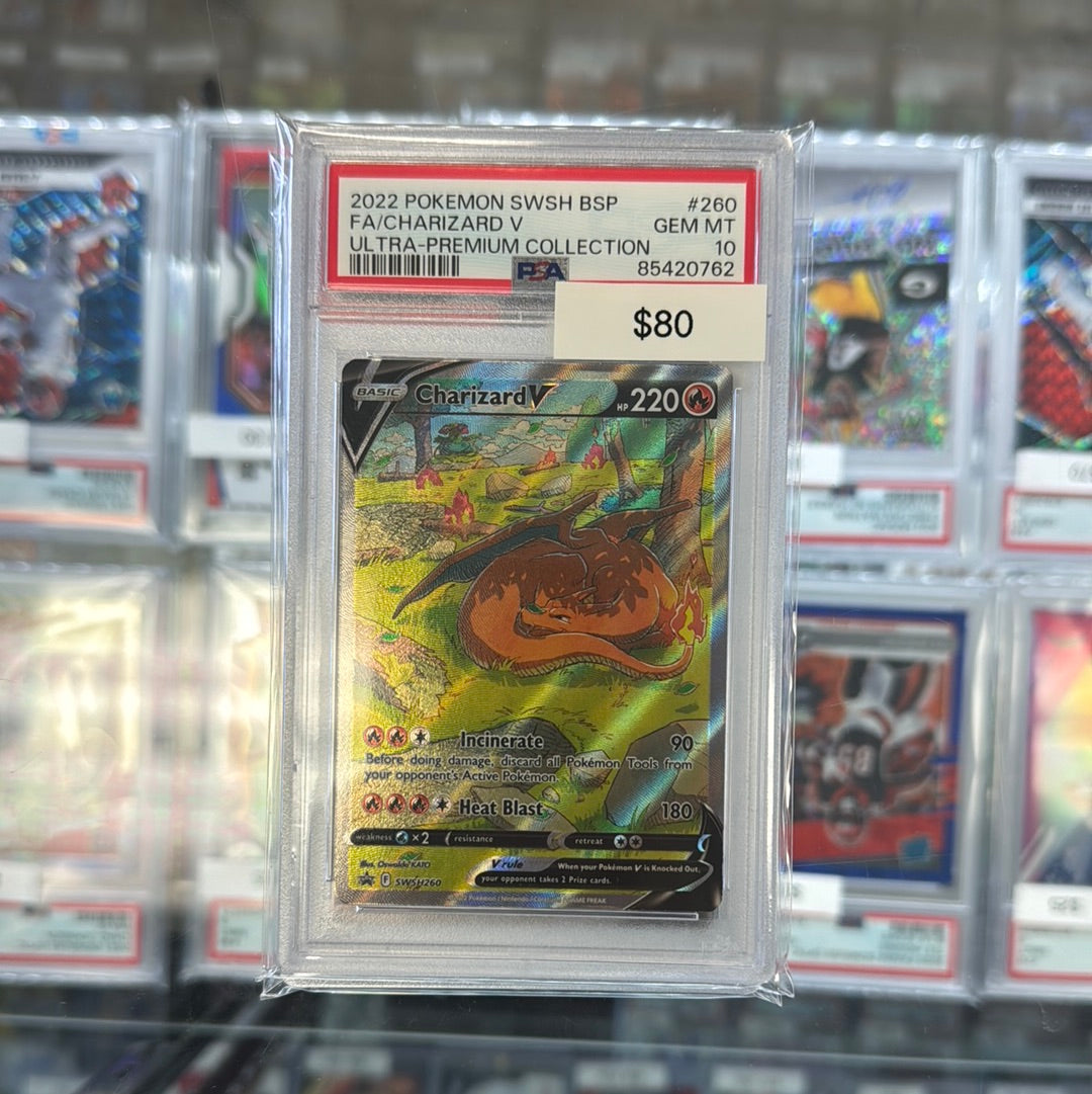 Pokémon Charizard V PSA 10