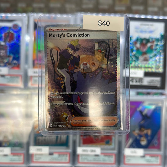 Pokémon Temporal Forces Mortys Conviction #211/162