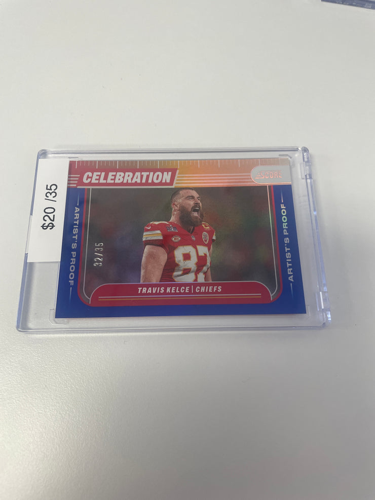 2024 Score Travis Kelce Blue /35 