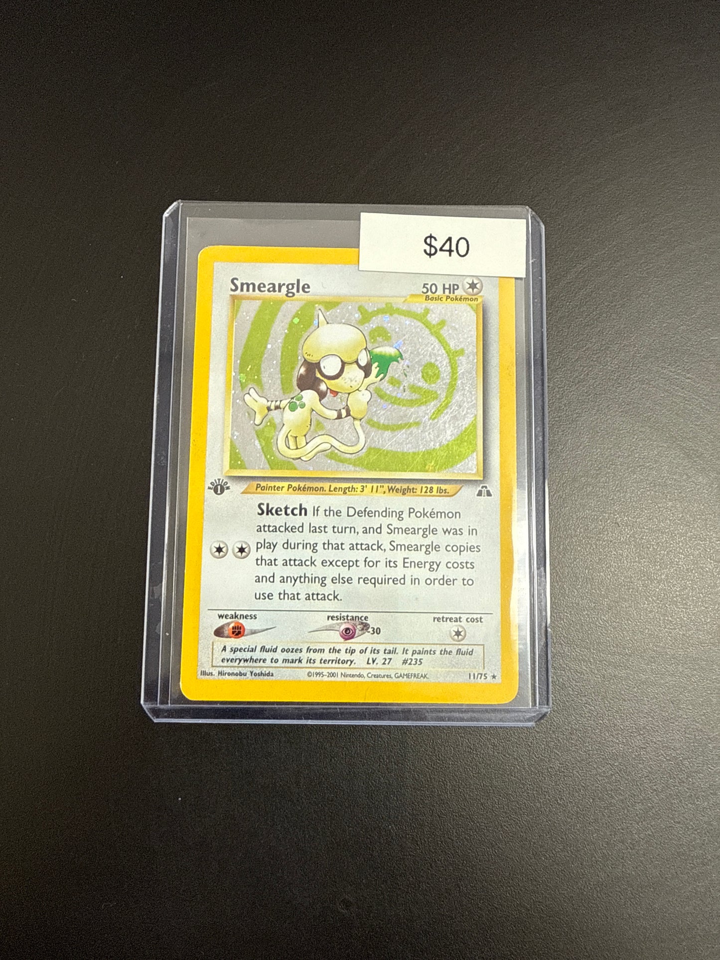 Pokémon Smeargle 1st Ed. 11/75