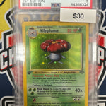 Pokemon Vileplume 15/64 1st Edition Holo PSA 5