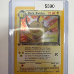Pokemon Dark Raichu 1st Edition 83/82