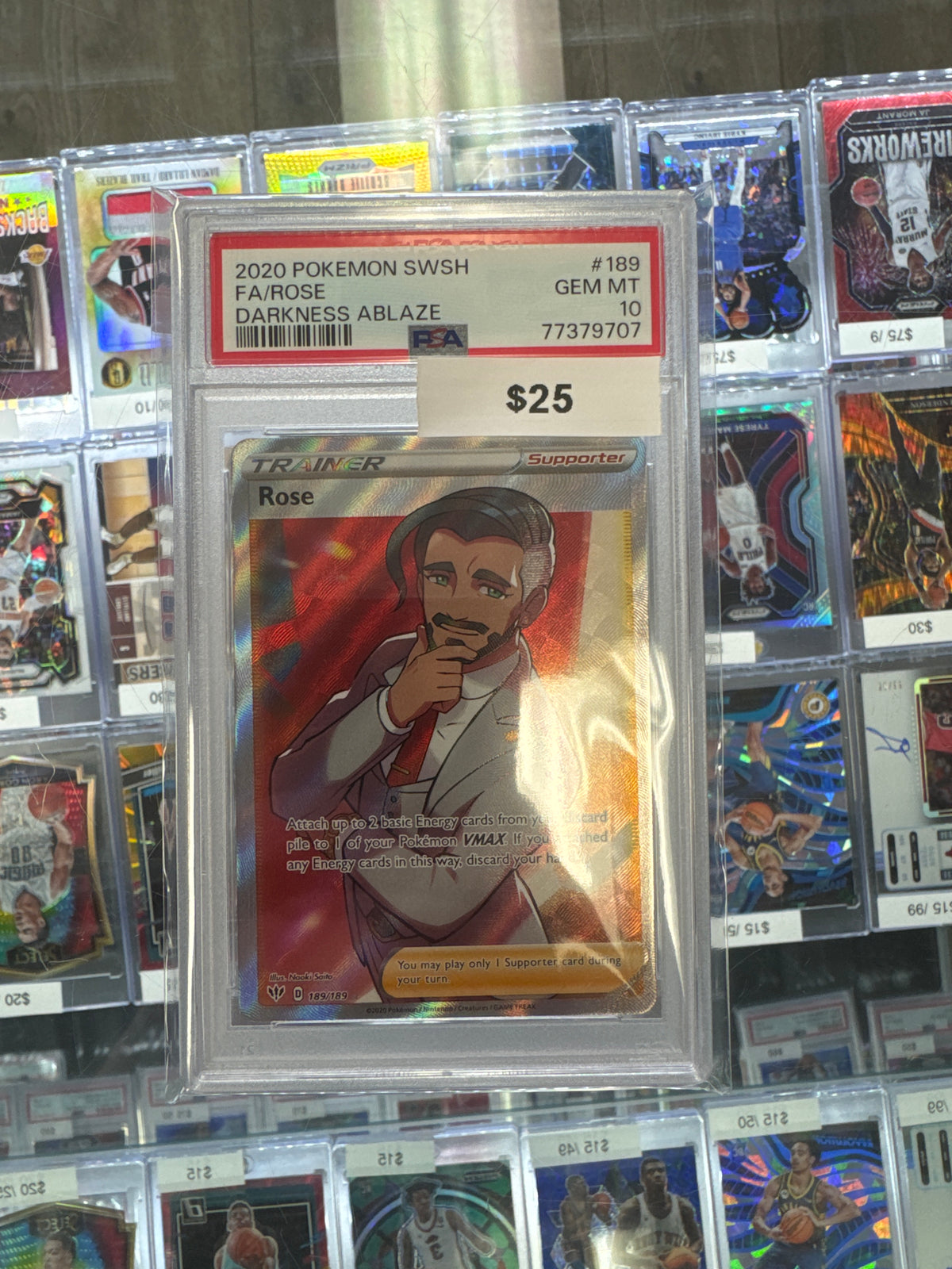 2020 Pokémon Rose Darkness Ablaze 189 PSA 10