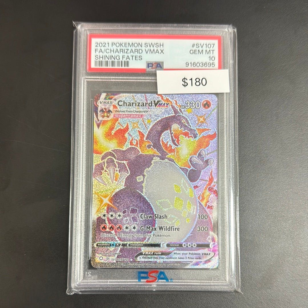 Pokémon Shining Fates Charizard VMAX PSA 10