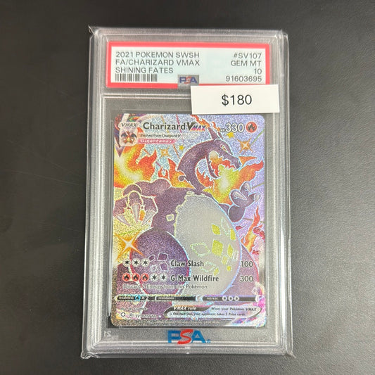 Pokémon Shining Fates Charizard VMAX PSA 10