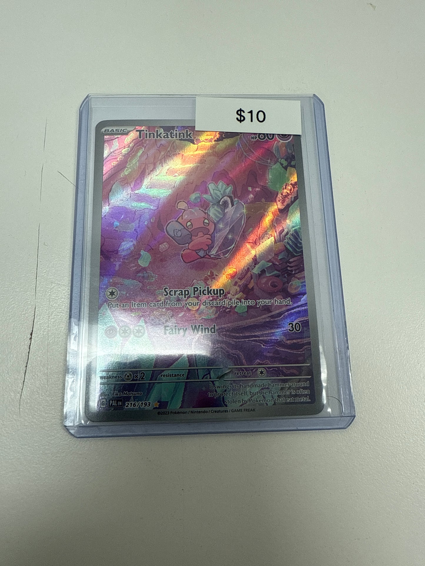 Paldea Evolved Tinkatink #216/193