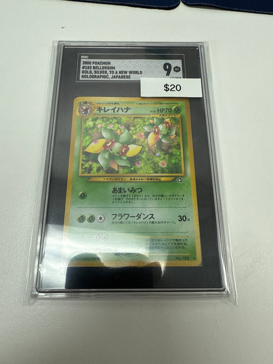 Pokemon Japanese Bellossom Holo #182 SGC 9