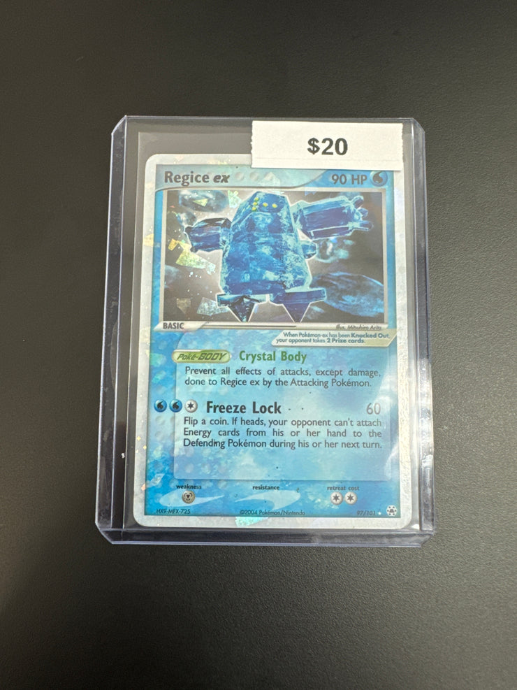 Pokémon Regice Ex Holo 97/101 Pop Series 1