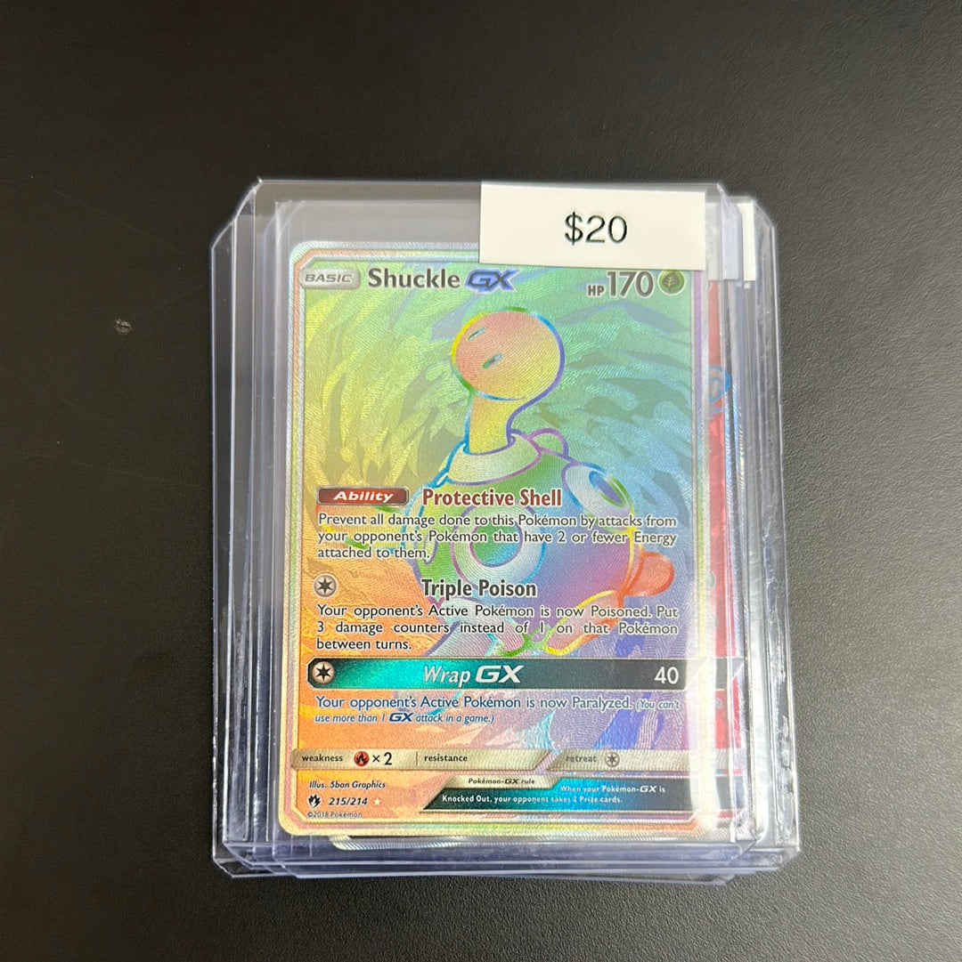Pokémon Shuckle GX 215/214