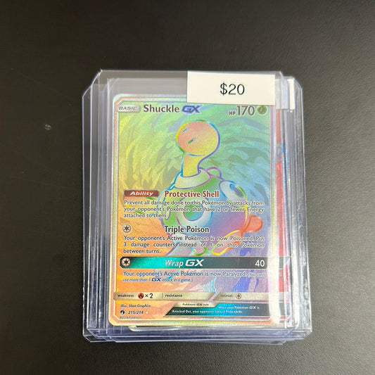 Pokémon Shuckle GX 215/214