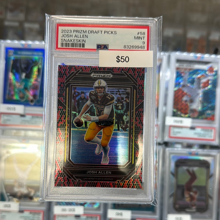2023 Prizm Josh Allen Snakskin 