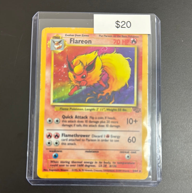 Pokémon Flareon Jungle Holo 3/64