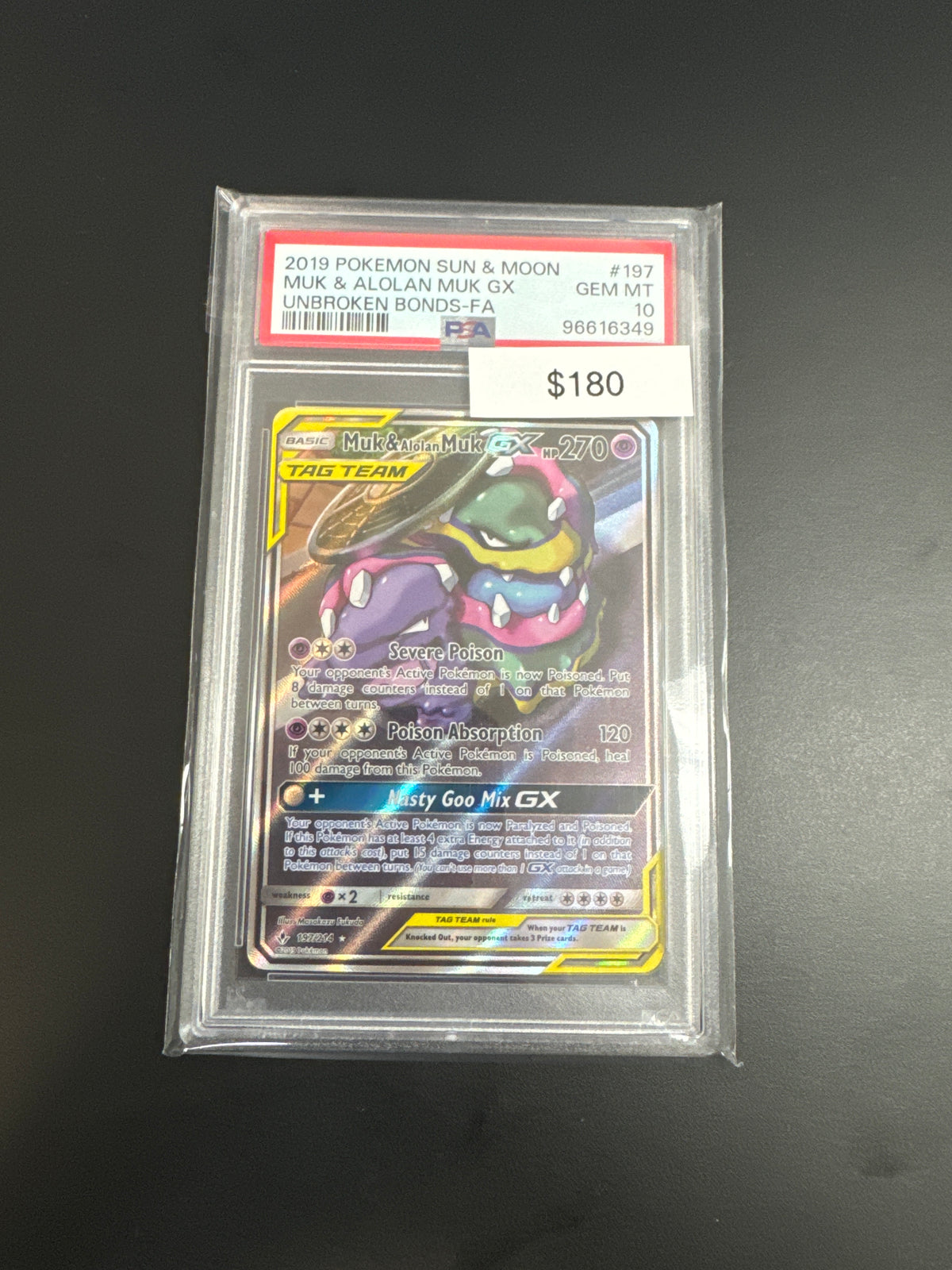 Pokémon Unbroken Bonds #197 PSA 10