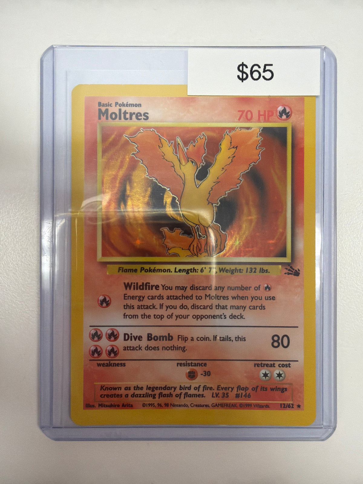 Pokemon Moltres 12/62