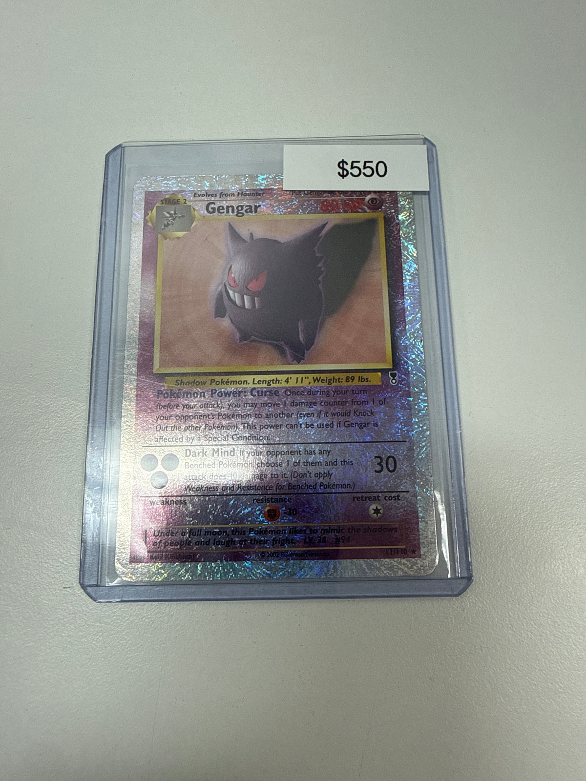 Pokemon Legandary Collection Rev Foil Gengar #11/110