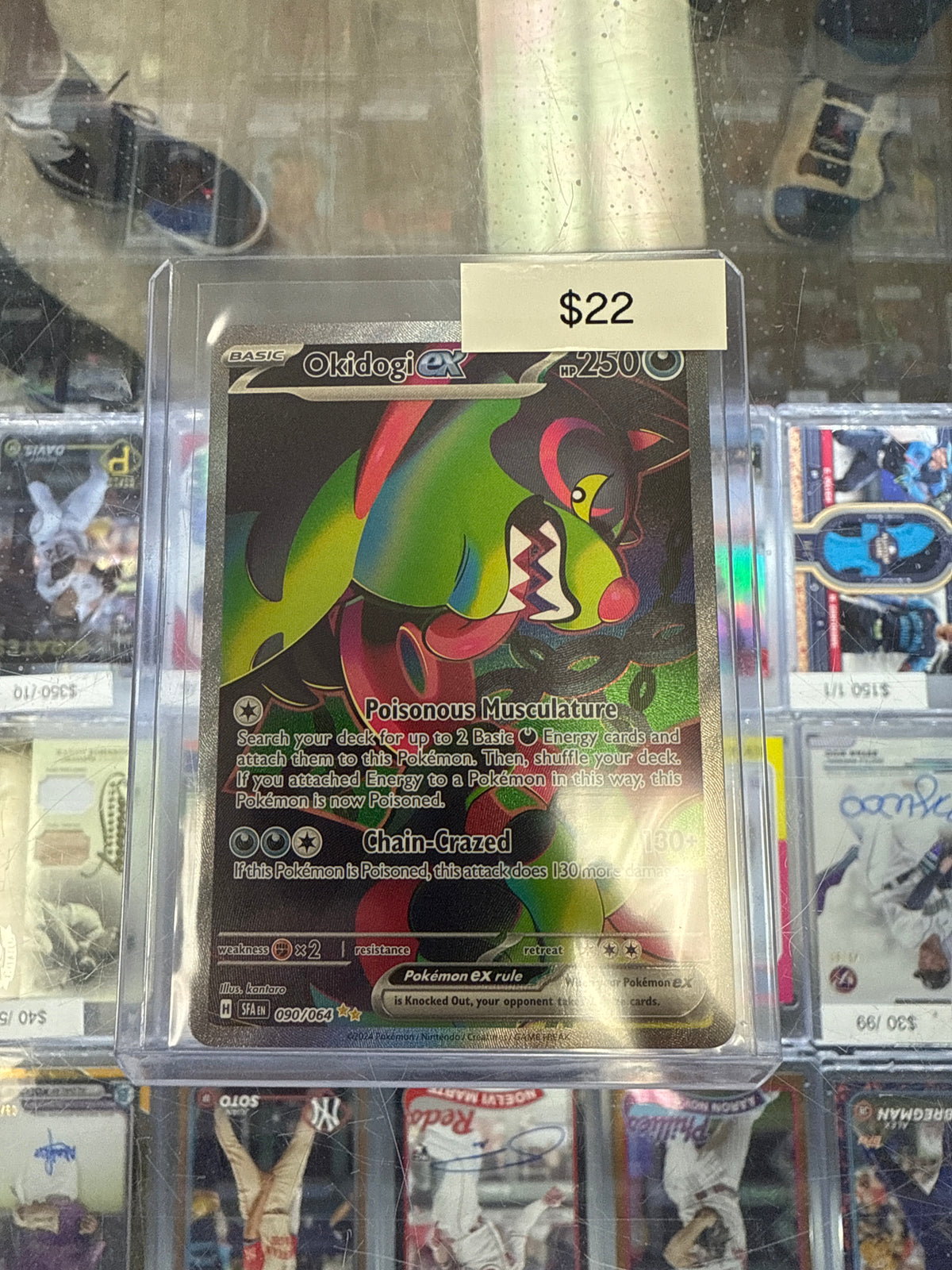 Pokemon Okidogi Ex #090/064 Grail Collectibles AZ Pokemon Okidogi Ex #090/064 Grail Collectibles AZ
