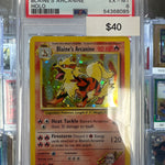 Pokemon Blaine’s Arcanine 1/132 Holo PSA 6