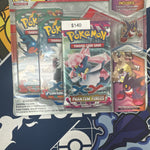 Pokemon Furious Fist Blister M Gengar Pin 3 Pack Blister