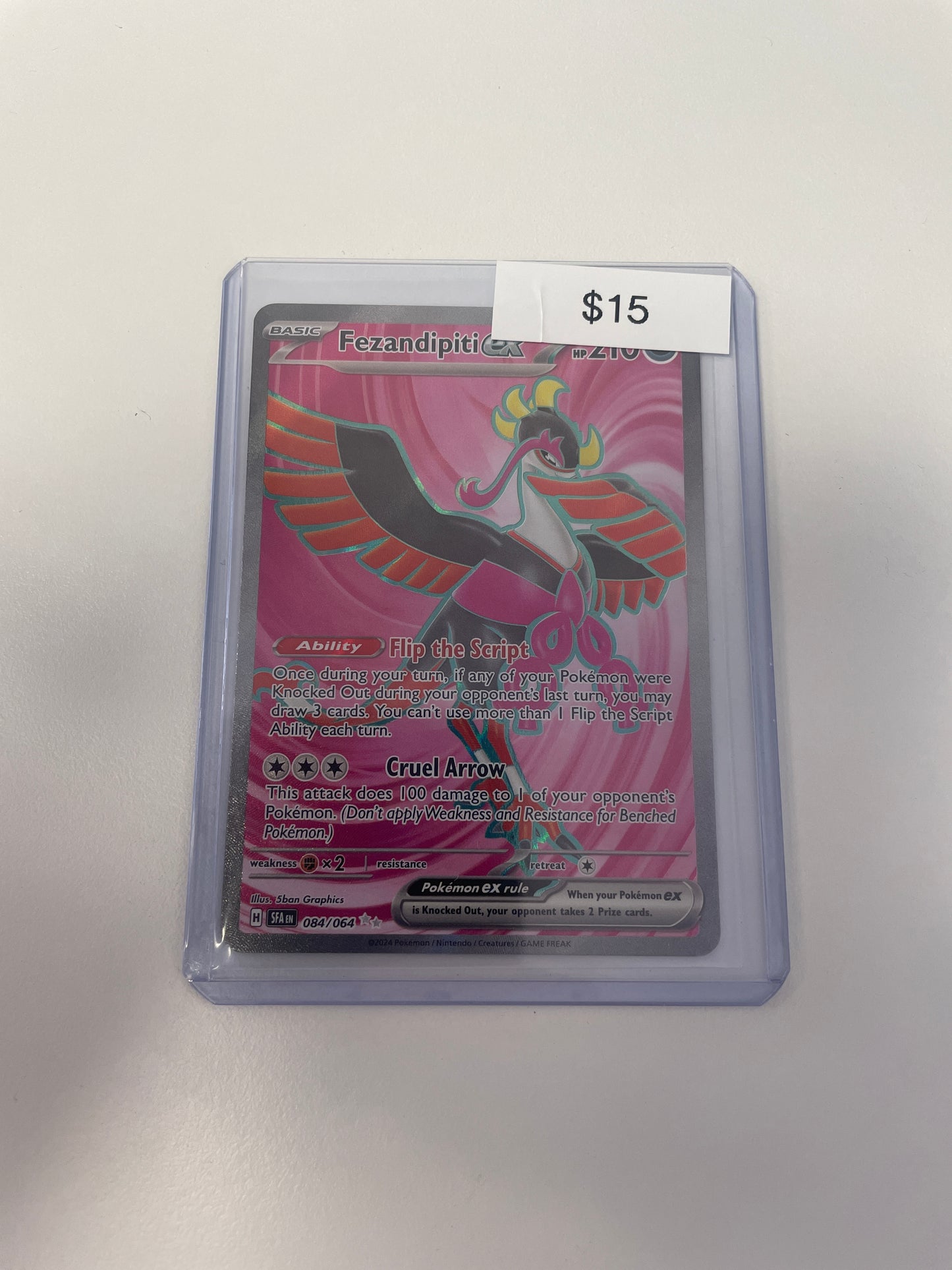 Pokemon Fezandipiti Ex #084/064