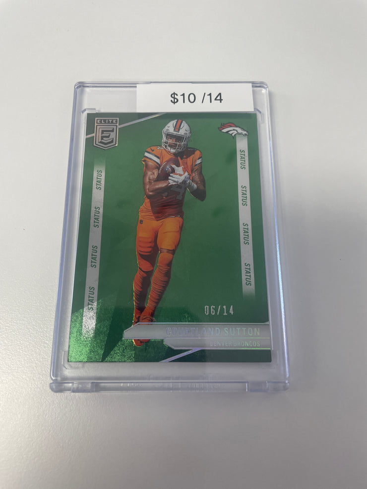 2024 Donruss Elite Courtland Sutton Green /14 