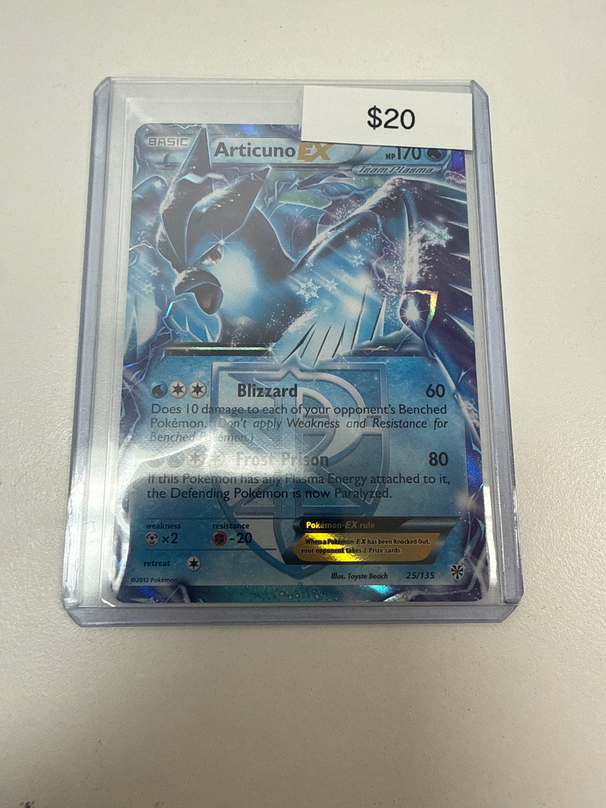 Pokemon Articuno Ex #25/135