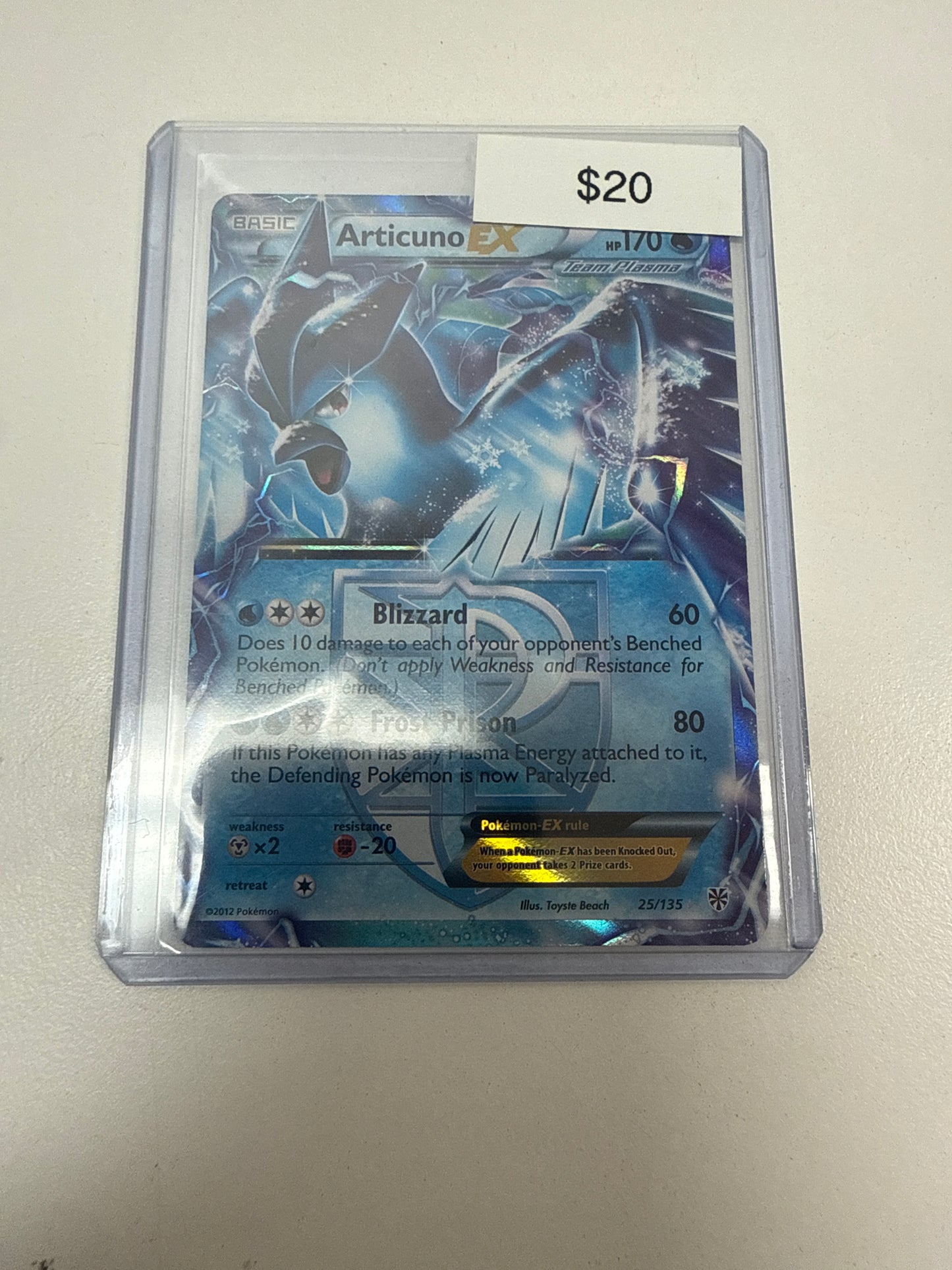 Pokemon Articuno Ex #25/135