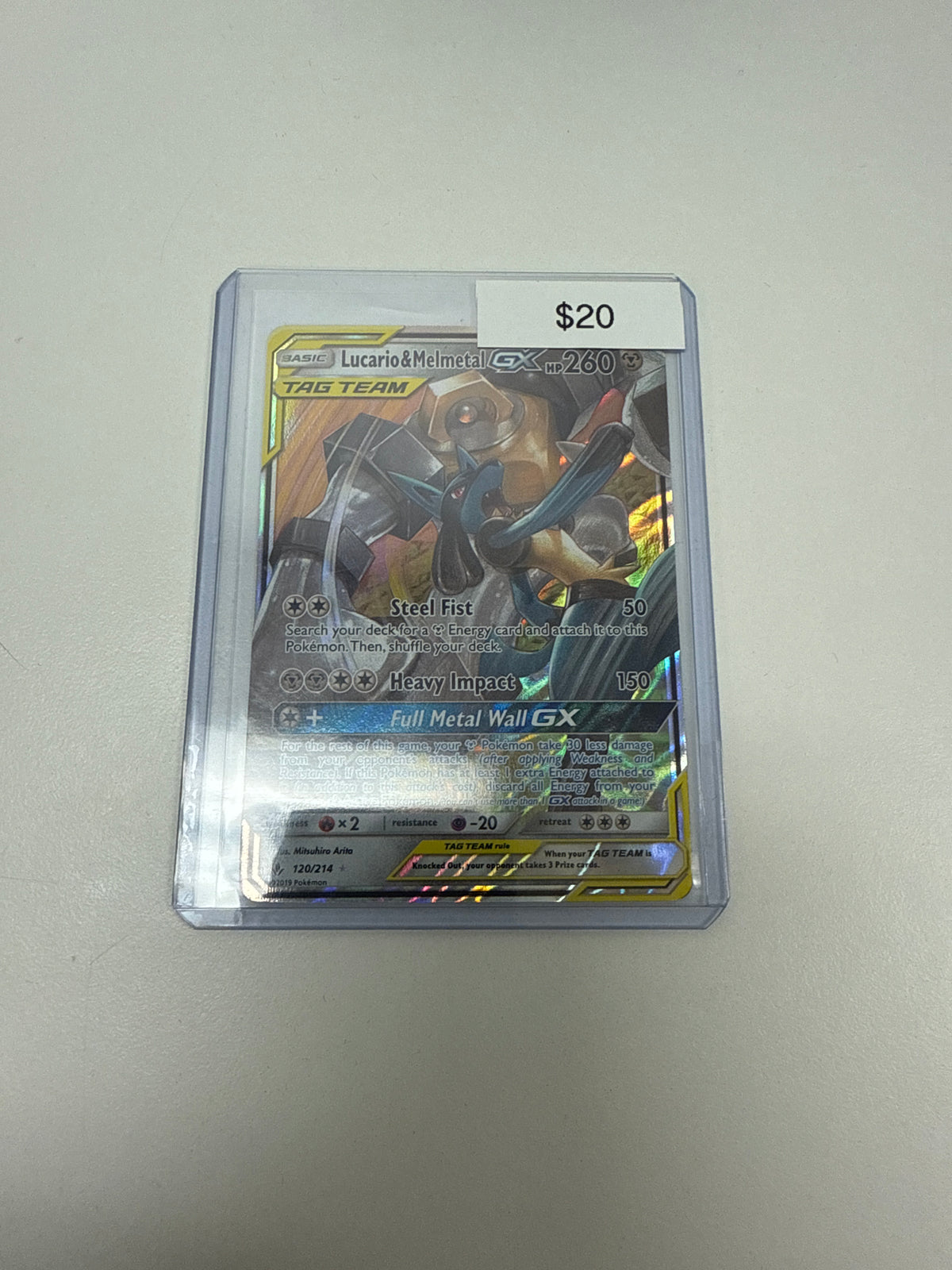 Pokemon Lucario & Melmetal Gx #120/214