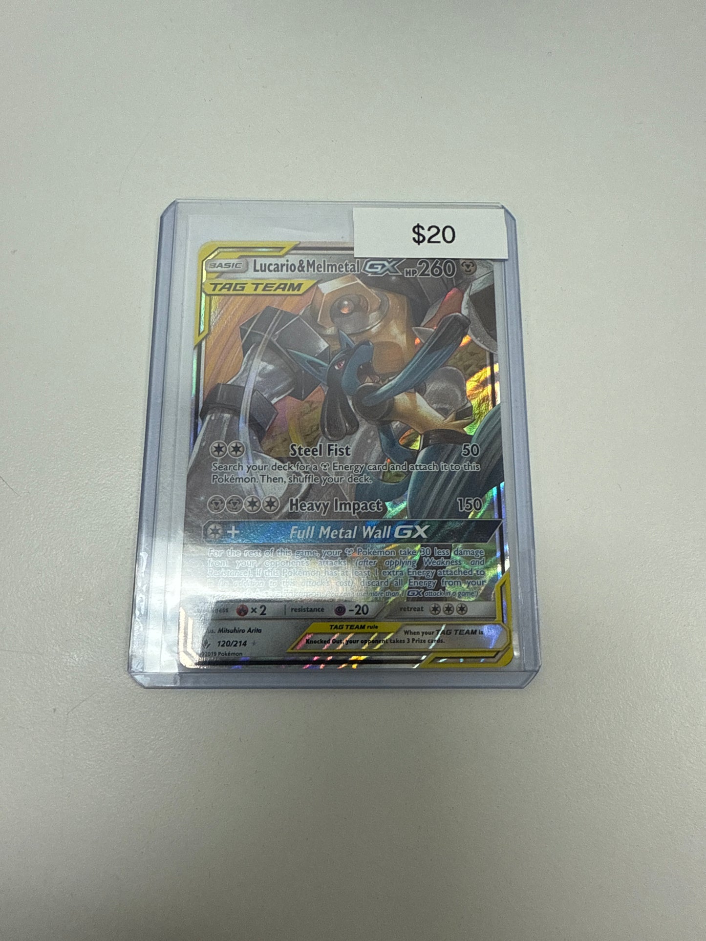Pokemon Lucario & Melmetal Gx #120/214