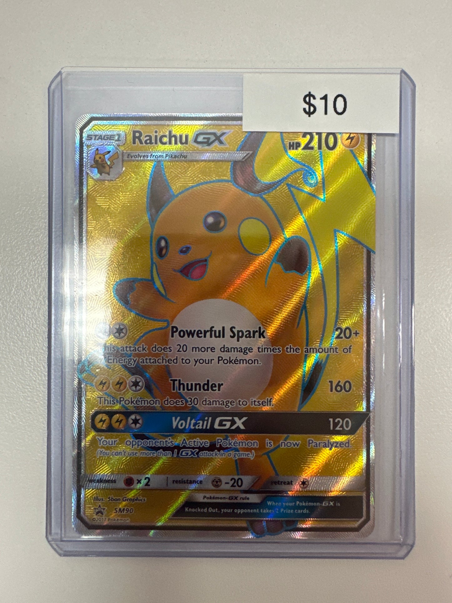 Pokemon Raichu GX SM90