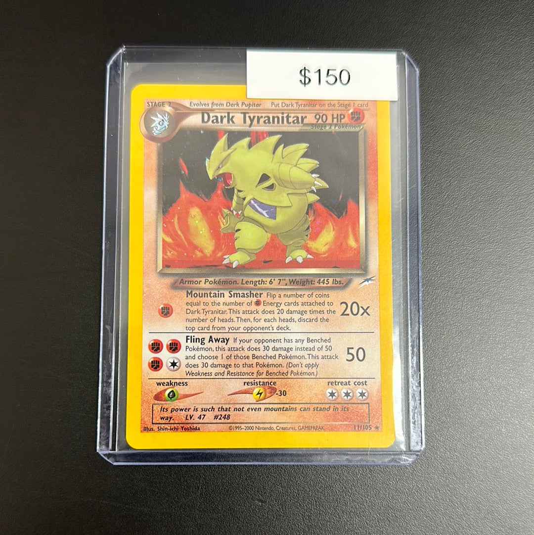 Pokémon Dark Tyranitar Holo 11/105