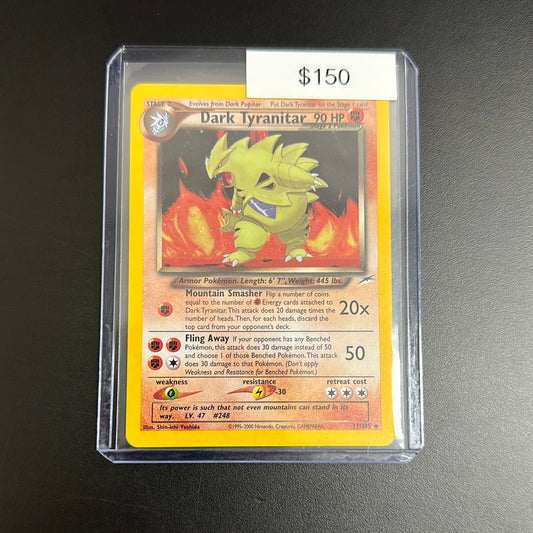 Pokémon Dark Tyranitar Holo 11/105