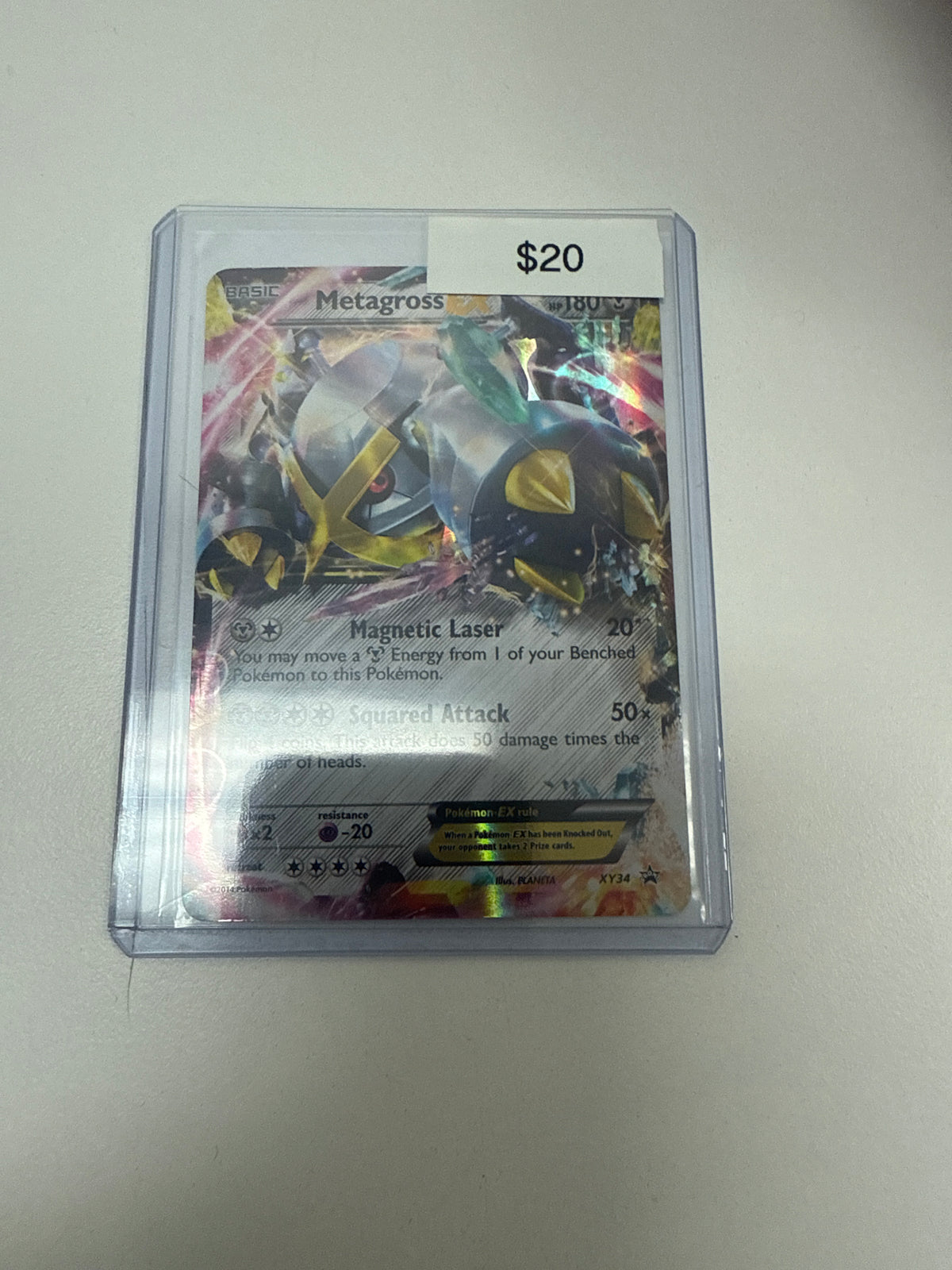 Pokemon Metagross Ex #xy34