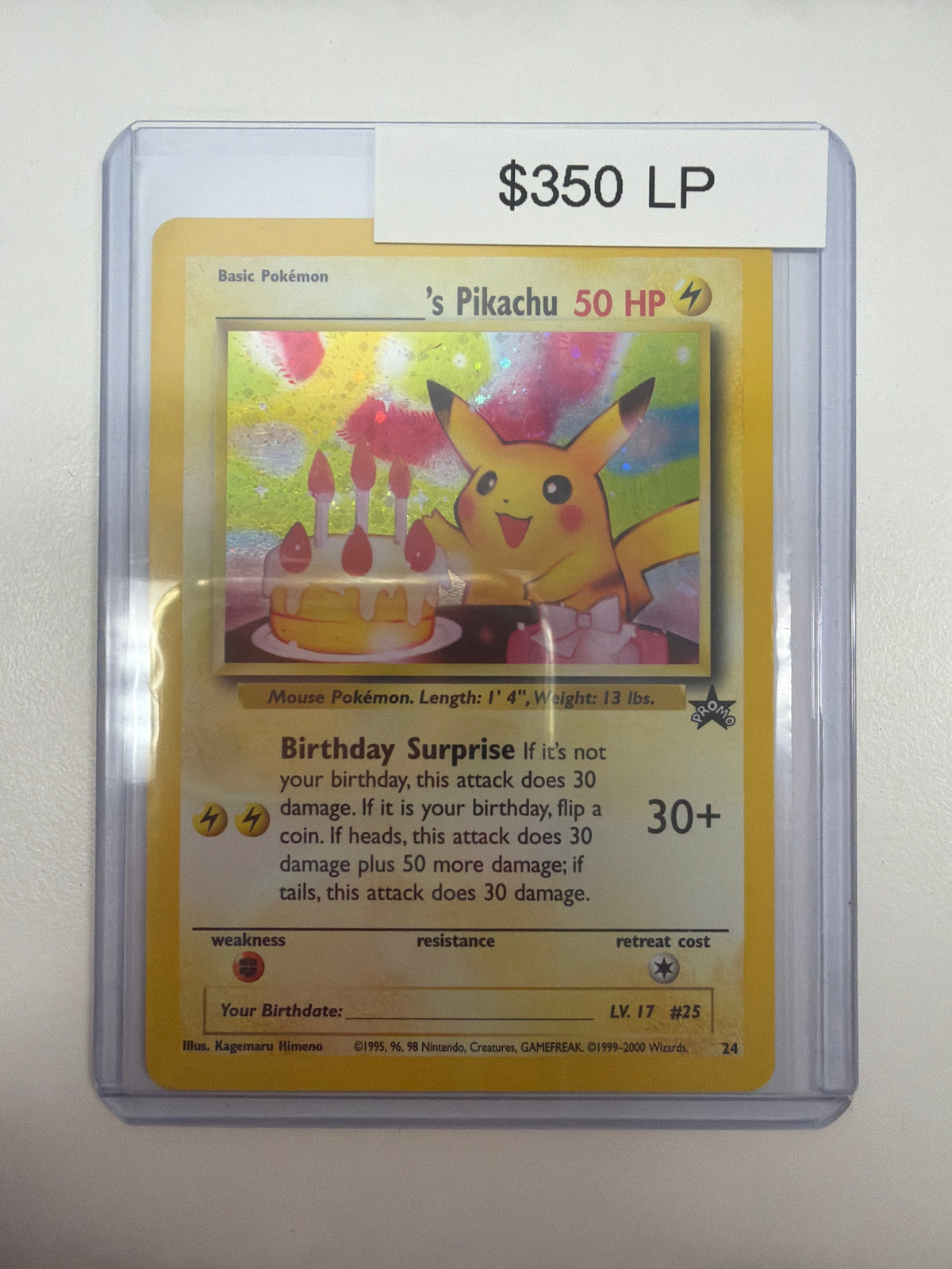 Pokemon _’s Pikachu LP 24