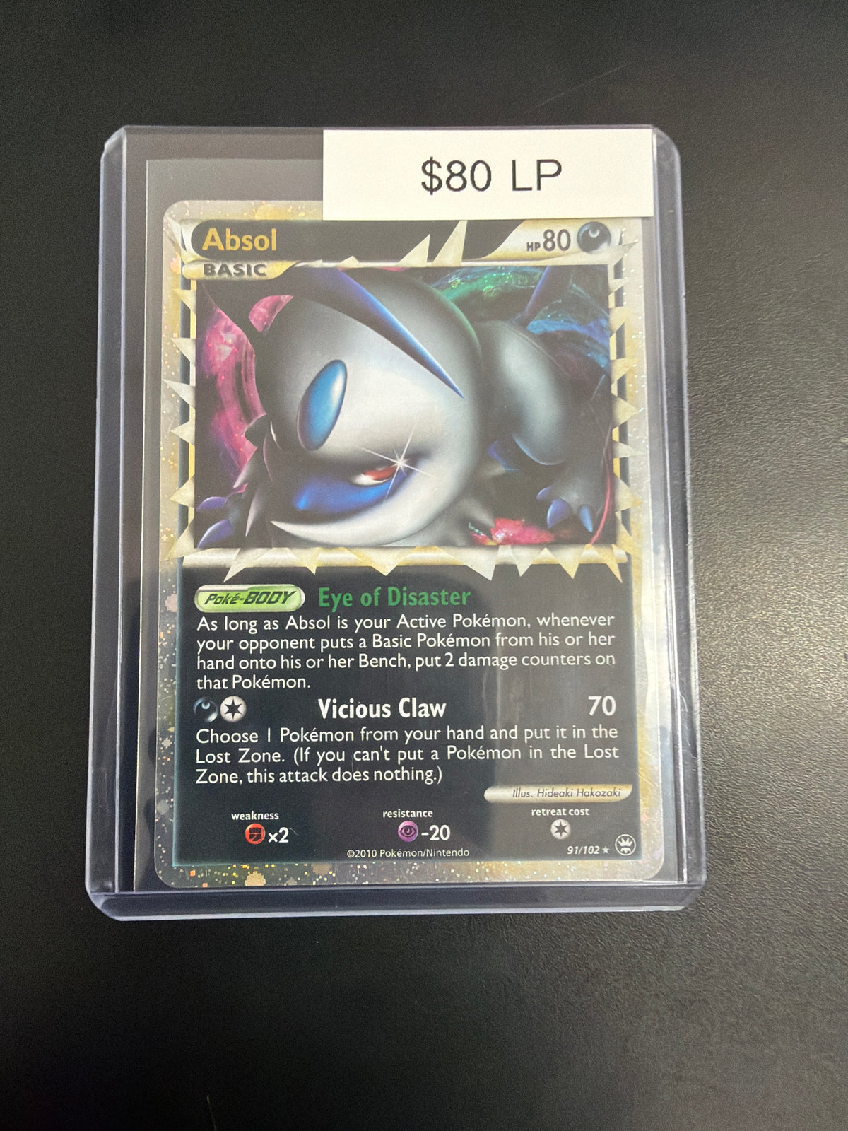 Pokemon Absol Prime #91/102 LP