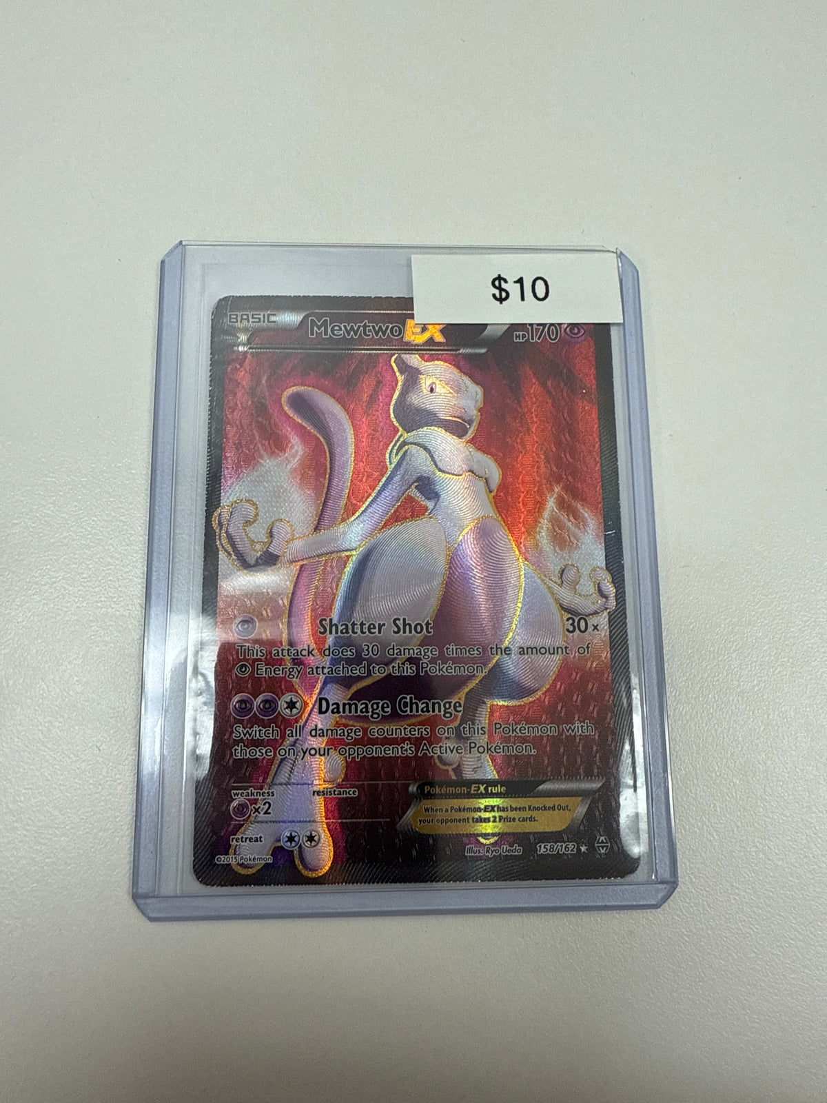 Pokemon Mewtwo Ex #158/162 DM