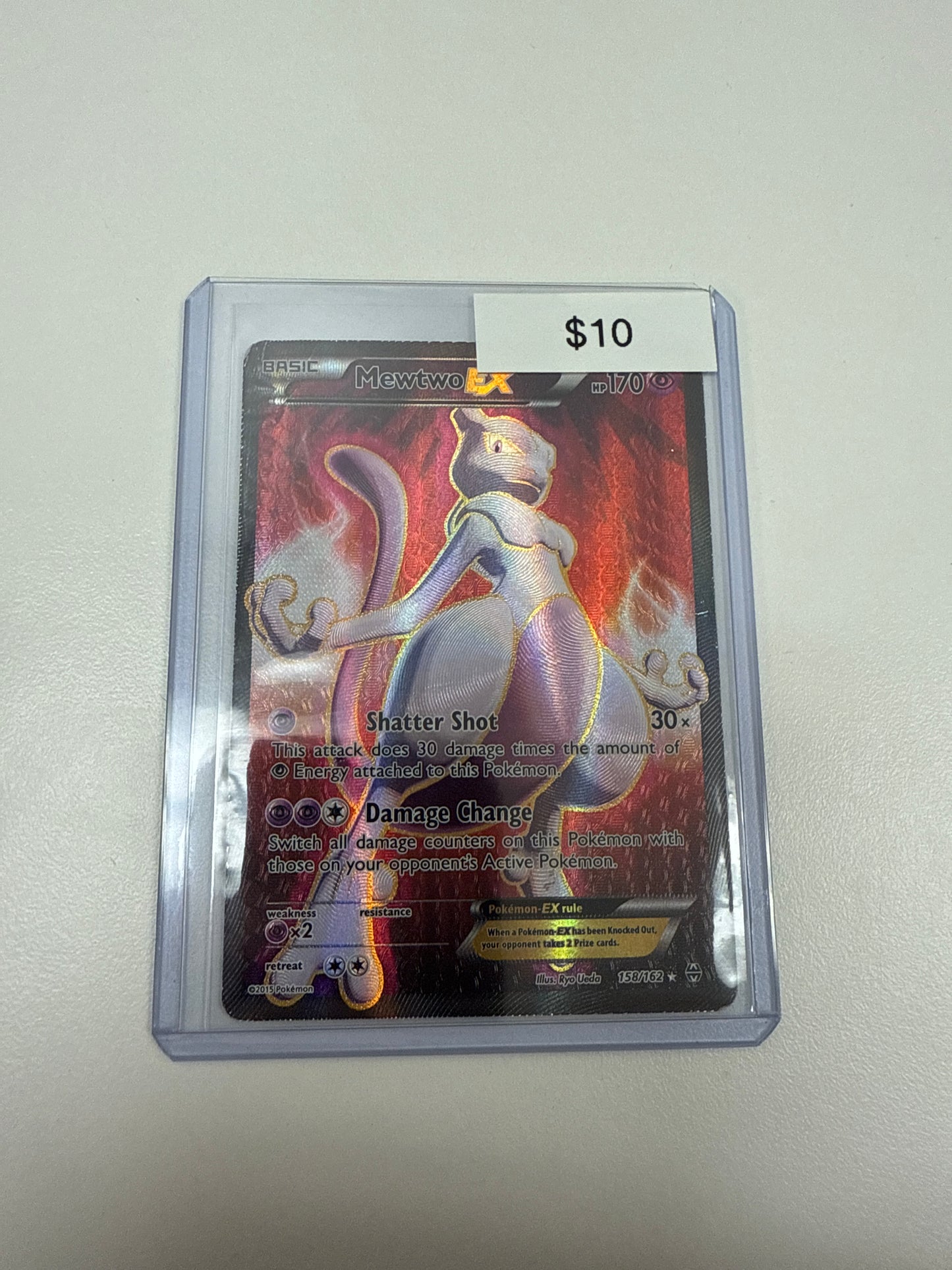 Pokemon Mewtwo Ex #158/162 DM
