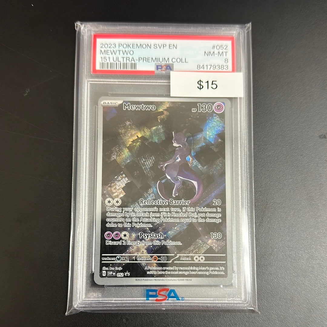 Pokémon 151 Mew Promo #052 PSA 8