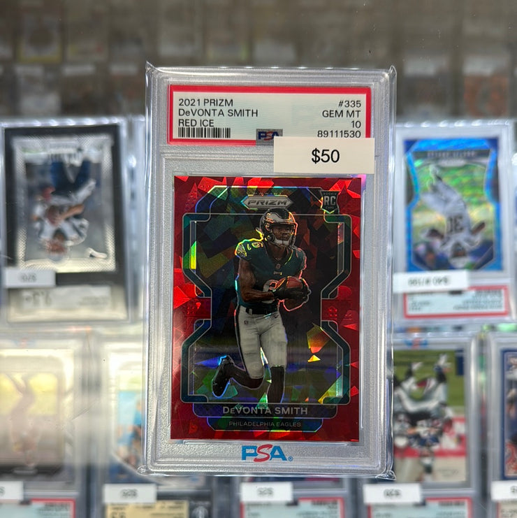 2021 Prizm Davonte Smith Red Ice 