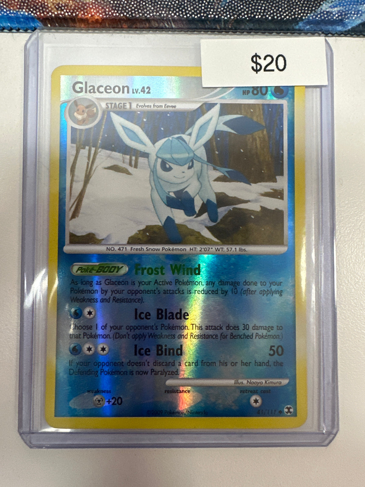 Pokemon Glaceon 41/111