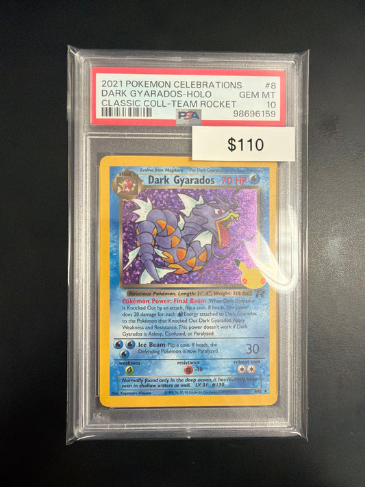 Pokemon Celebrations Dark Gyarados PSA 10