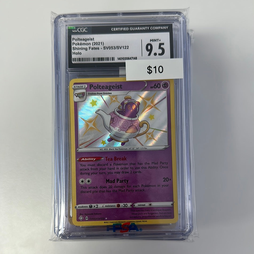 Pokémon 2021 Shining Fates Polteageist CGC 9.5