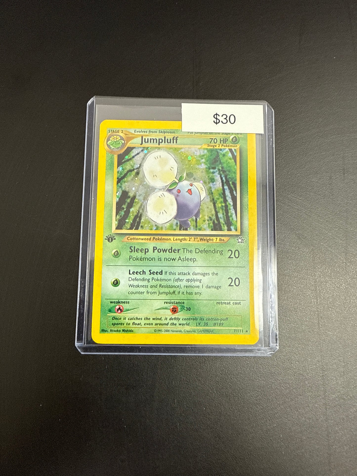 Pokémon JUMPLUFF 7/111 1st Ed.