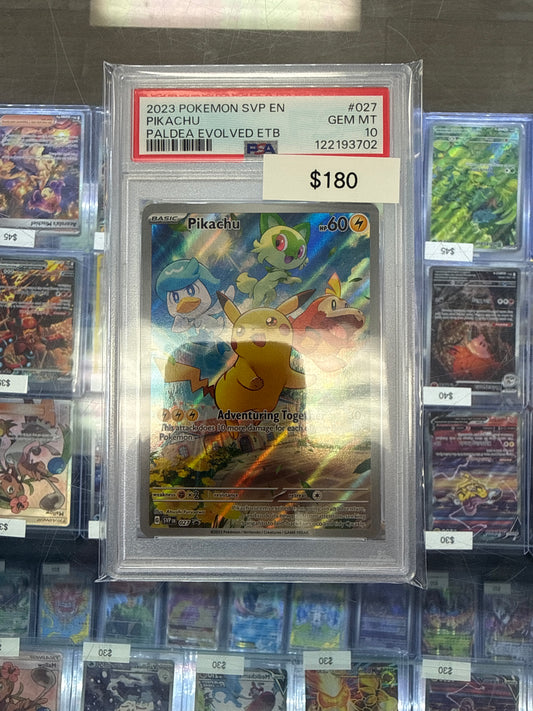 Pokemon Pikachu BSP #027 PSA 10