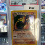 Pokemon Dark Charizard 1st Ed Holo 4/82 PSA 8