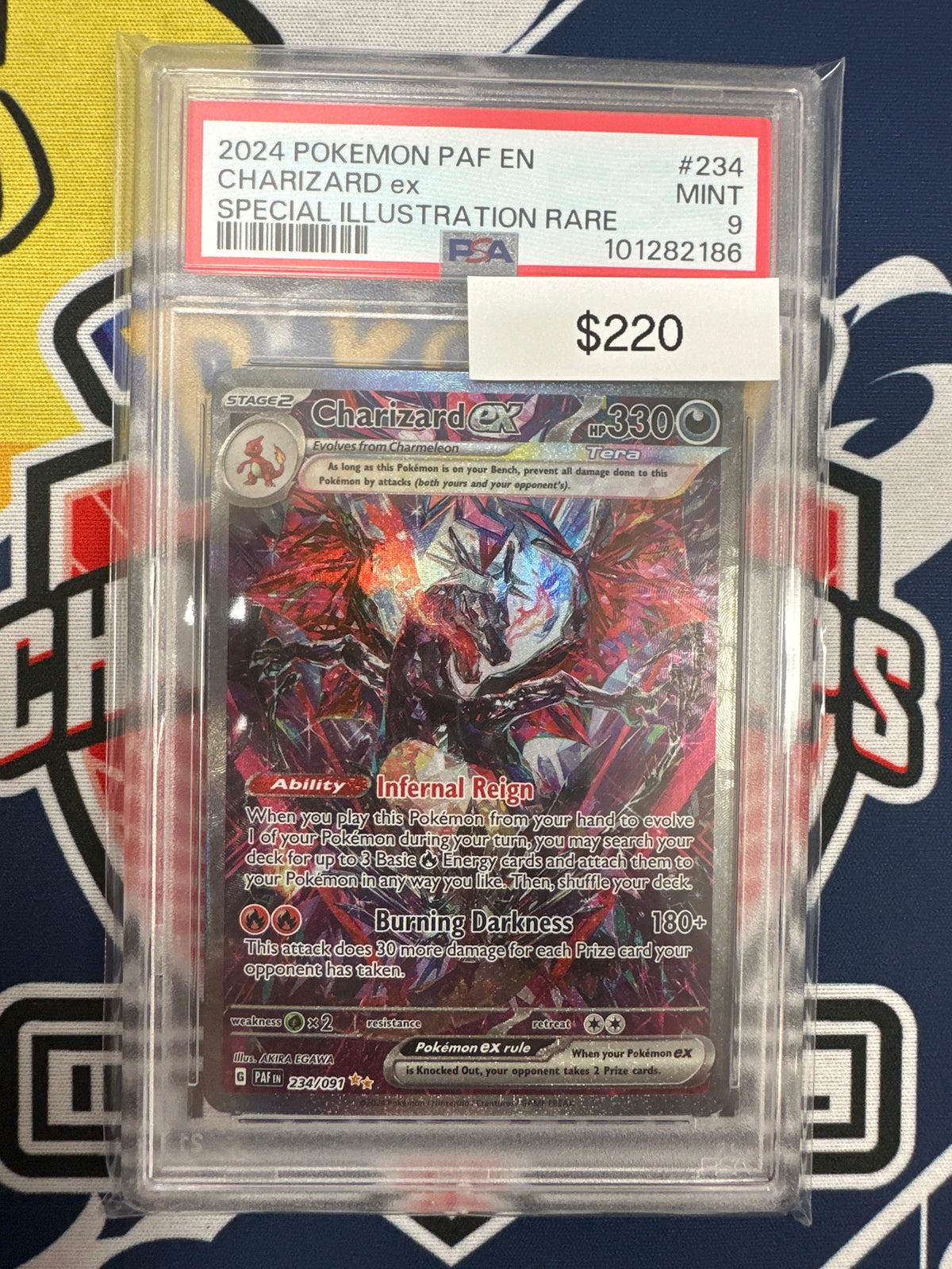 Pokemon Charizard ex 234/091 PSA 9